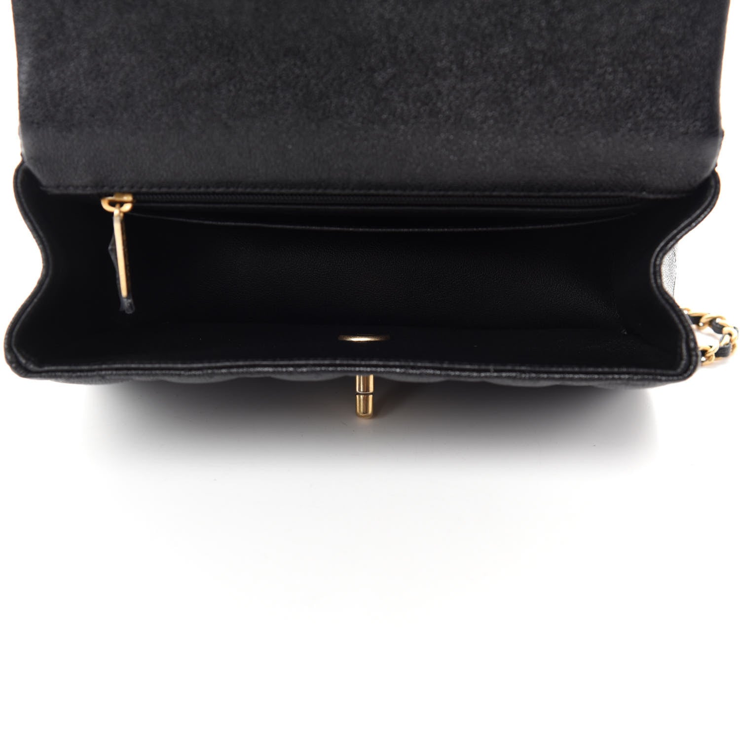 Chanel Caviar Quilted Mini Top Handle Rectangular Flap Black 5 of 11