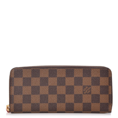 Louis Vuitton Damier Ebene Clemence Wallet Cherry 1 of 8