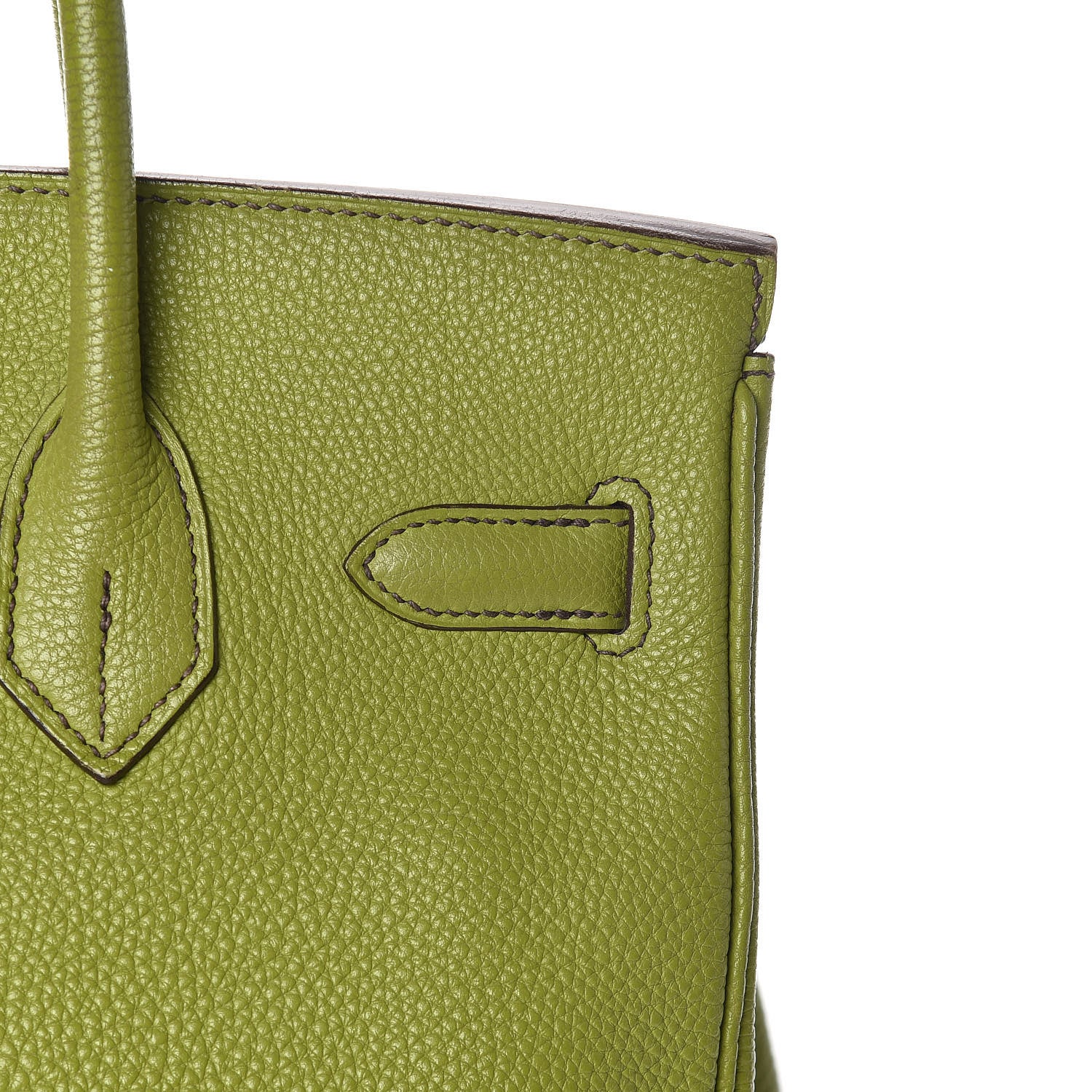 Hermes Togo Birkin 30 Vert Anis 33 of 44