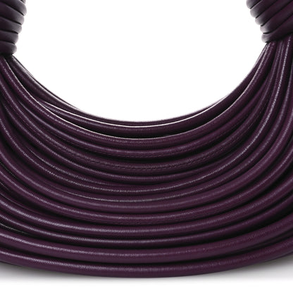 Bottega Veneta Nappa Mini Tubular Double Knot Grape 7 of 10
