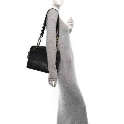 Chanel Caviar CC Shoulder Bag Black 3 of 11