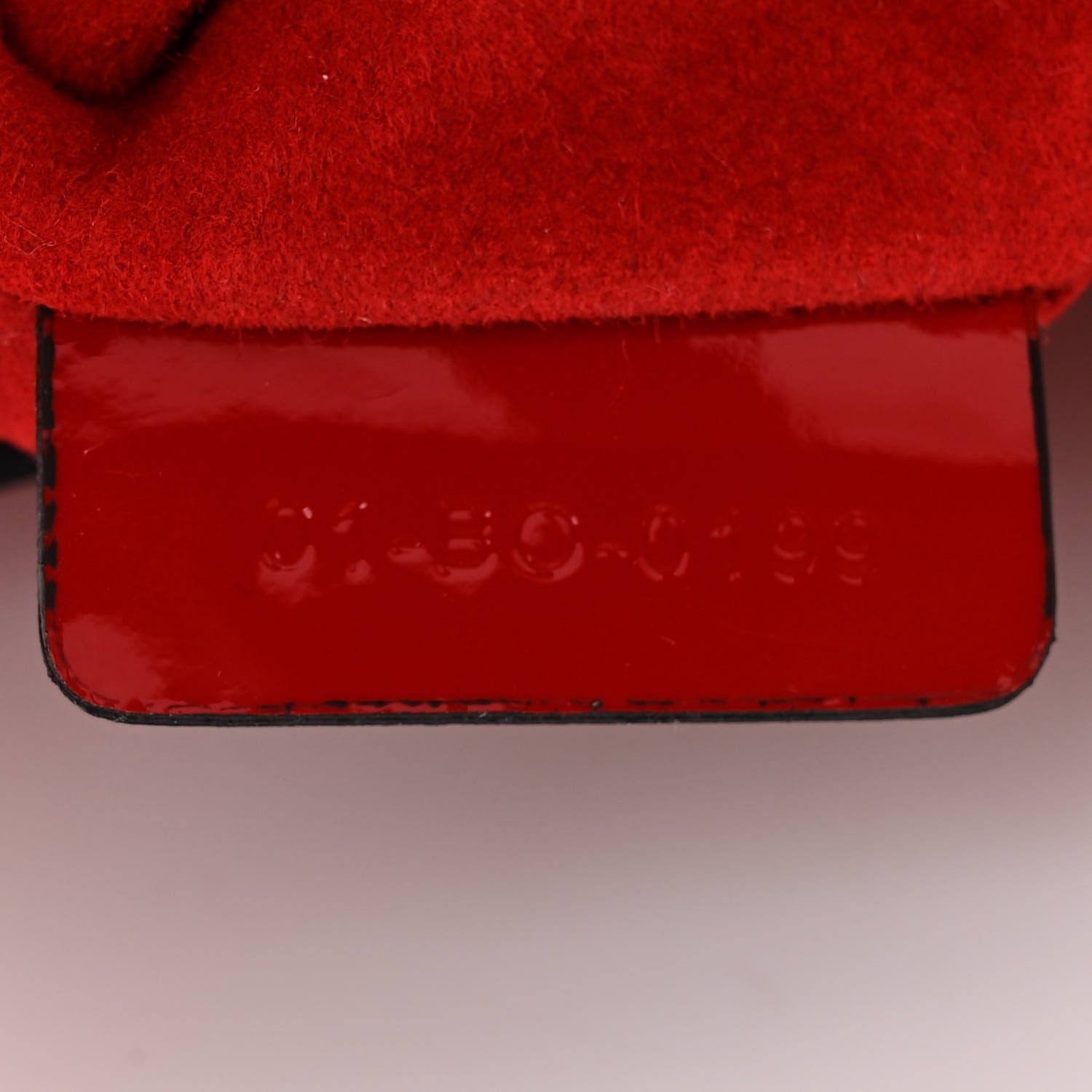 Christian Dior Patent Mini Saddle Bag Red 7 of 12