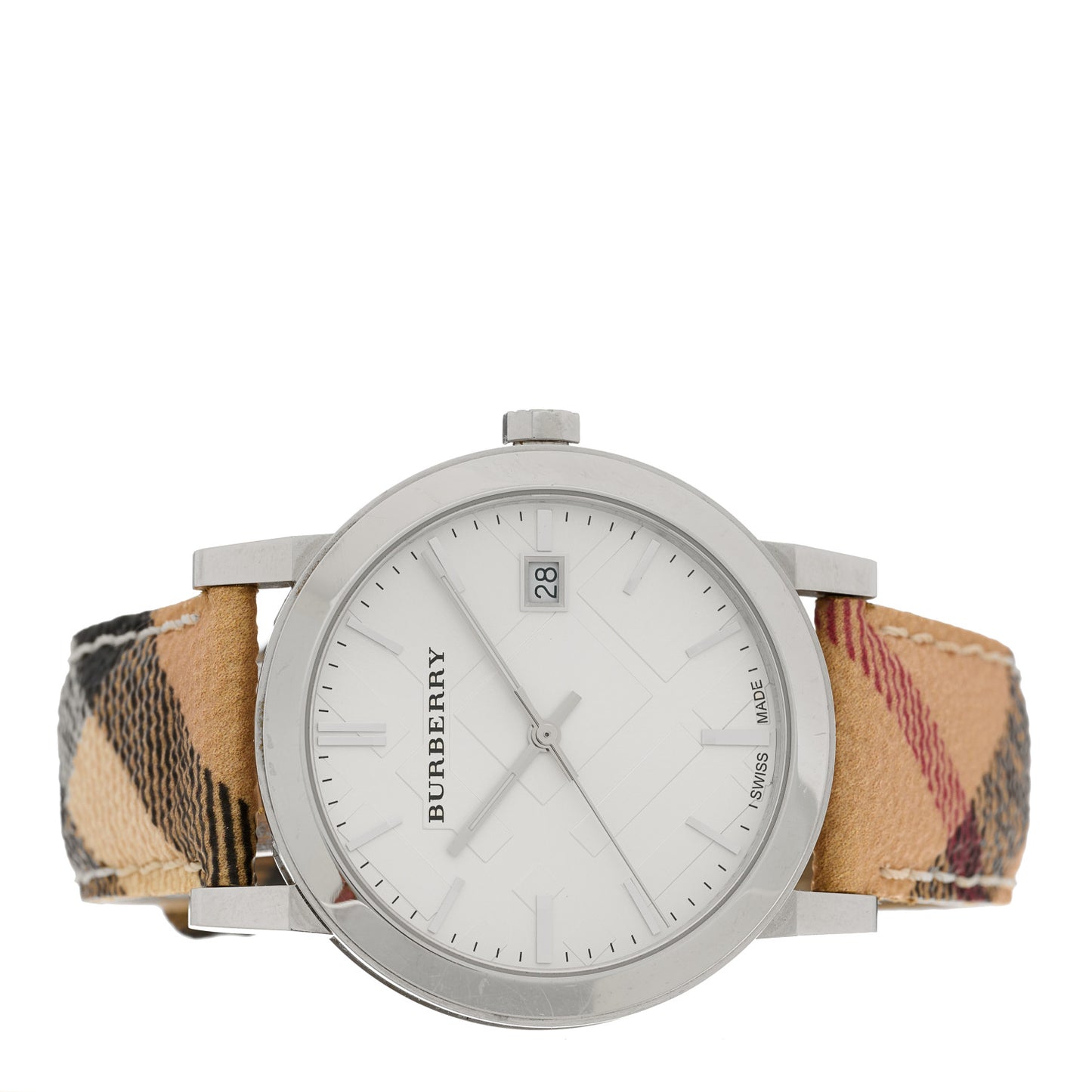 Stainless Steel Calfskin 38mm The City Quartz Watch BU9025