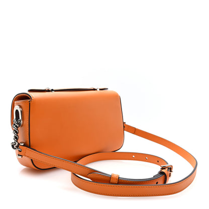 Gucci Senna Calfskin Petite GG Top Handle Shoulder Bag Orange 3 of 10