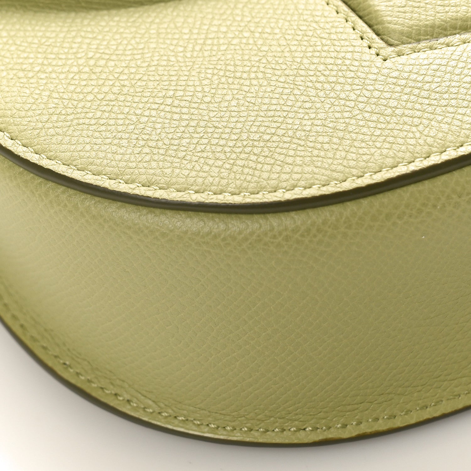 Celine Grained Calfskin Small Trotteur Sage 7 of 9