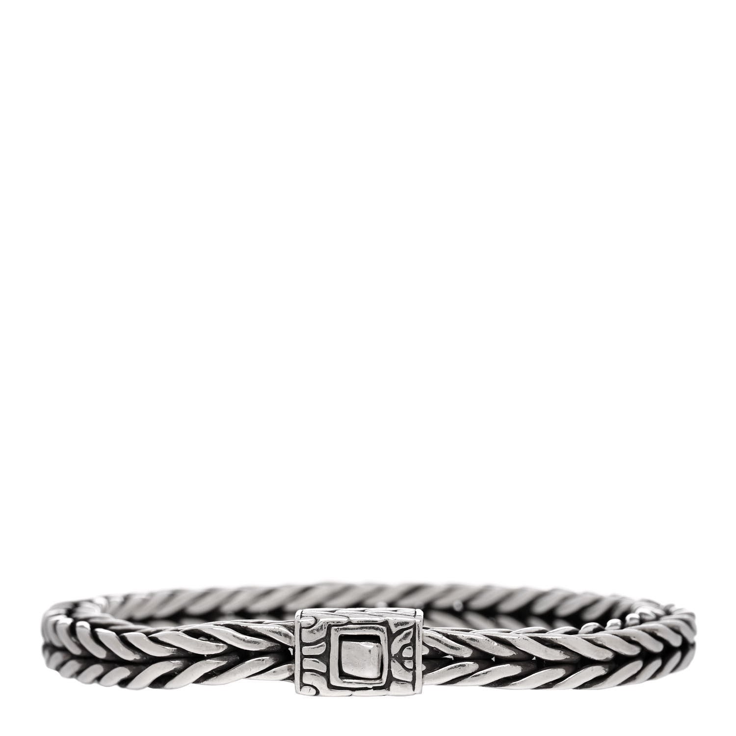 John Hardy Sterling Silver 6mm Square Classic Chain Bracelet 1 of 3