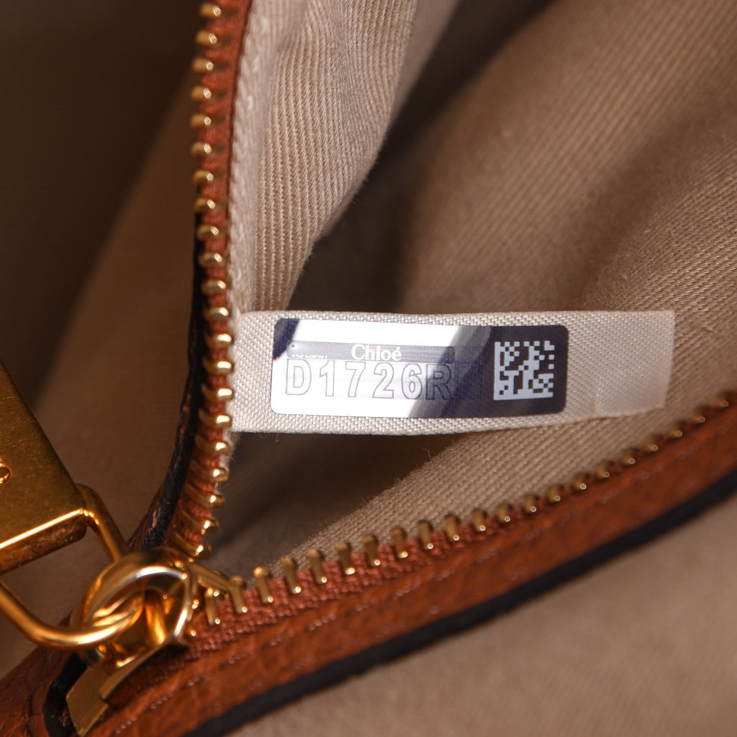 Calfskin Small Marcie Satchel Tan