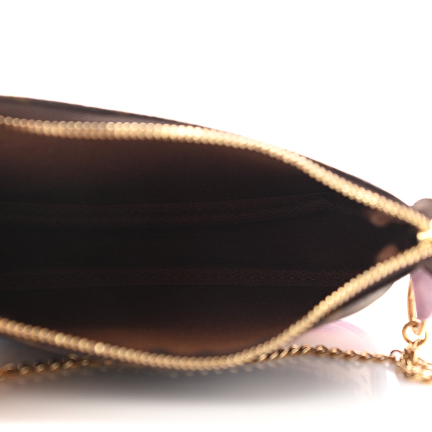 Louis Vuitton Monogram 2016 Christmas Animation Mini Pochette Accessories Rose Ballerine 5 of 7