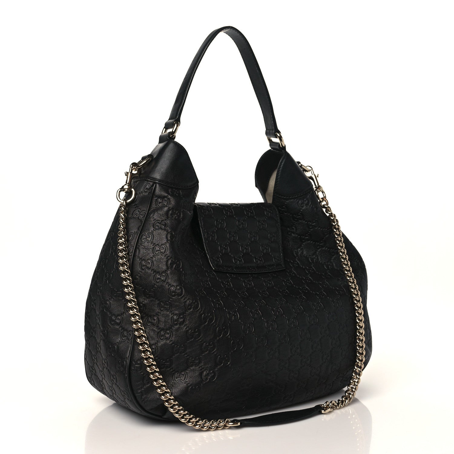 Gucci Guccissima Medium Emily Hobo Black 3 of 11