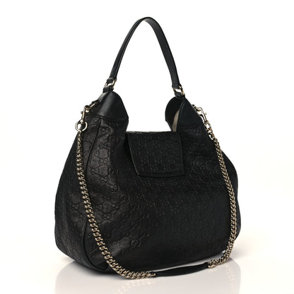 Gucci Guccissima Medium Emily Hobo Black 3 of 11