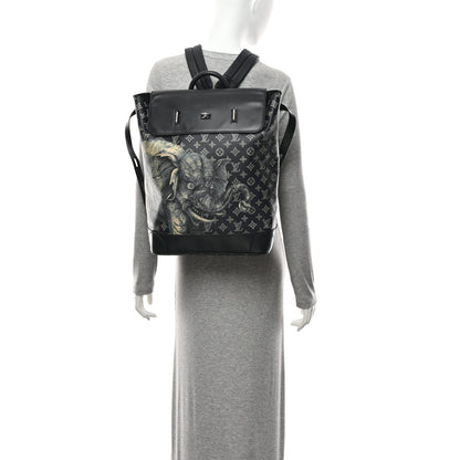 Louis Vuitton Savane Monogram Elephant Chapman Steamer Backpack Encre 2 of 10