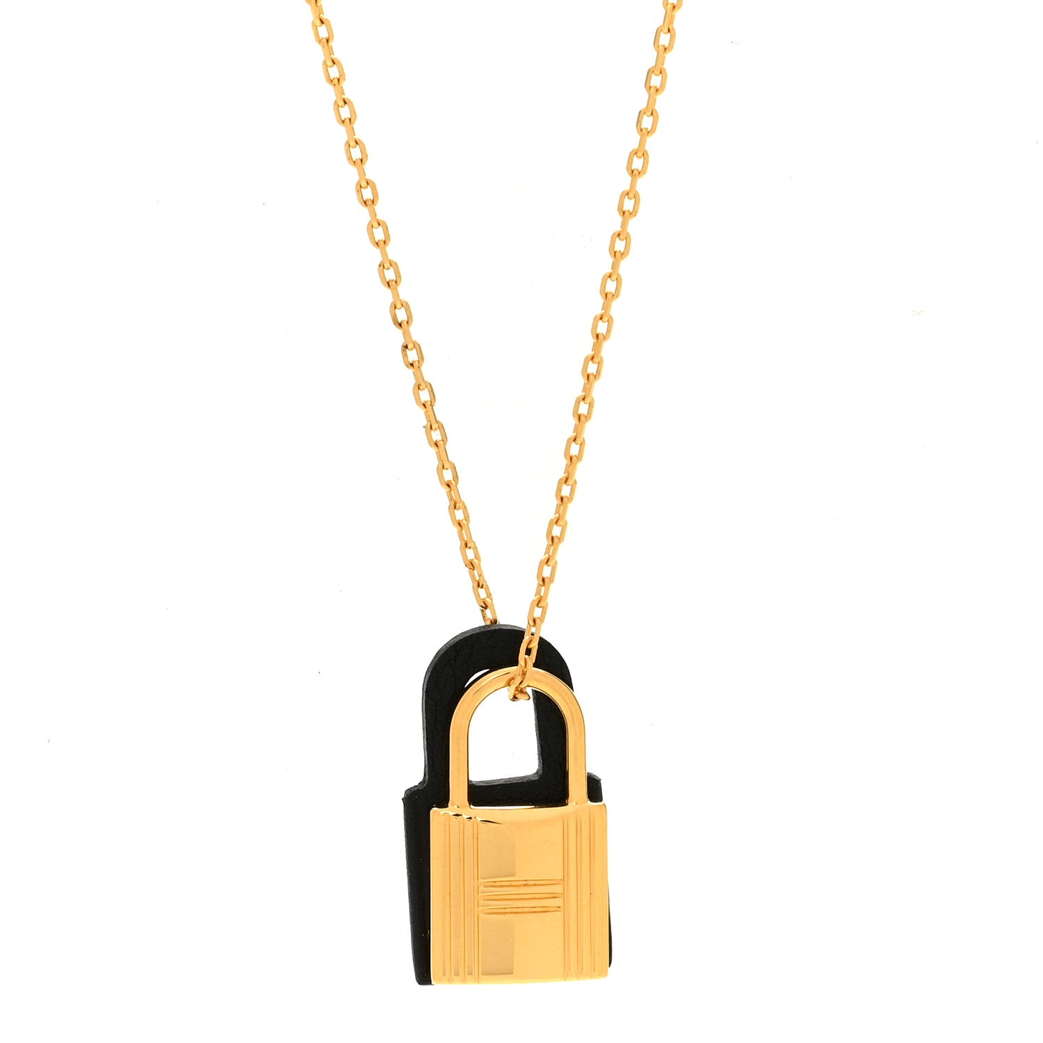 Hermes Swift O'Kelly Pendant Necklace Black 4 of 7