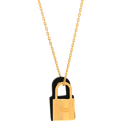 Hermes Swift O'Kelly Pendant Necklace Black 4 of 7