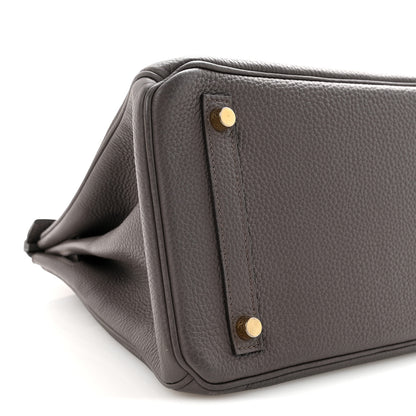 Hermes Togo BIRKIN 30 Etain 8 of 9