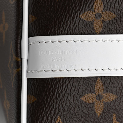 Louis Vuitton Monogram LV Match Speedy Bandouliere 25 White 6 of 9