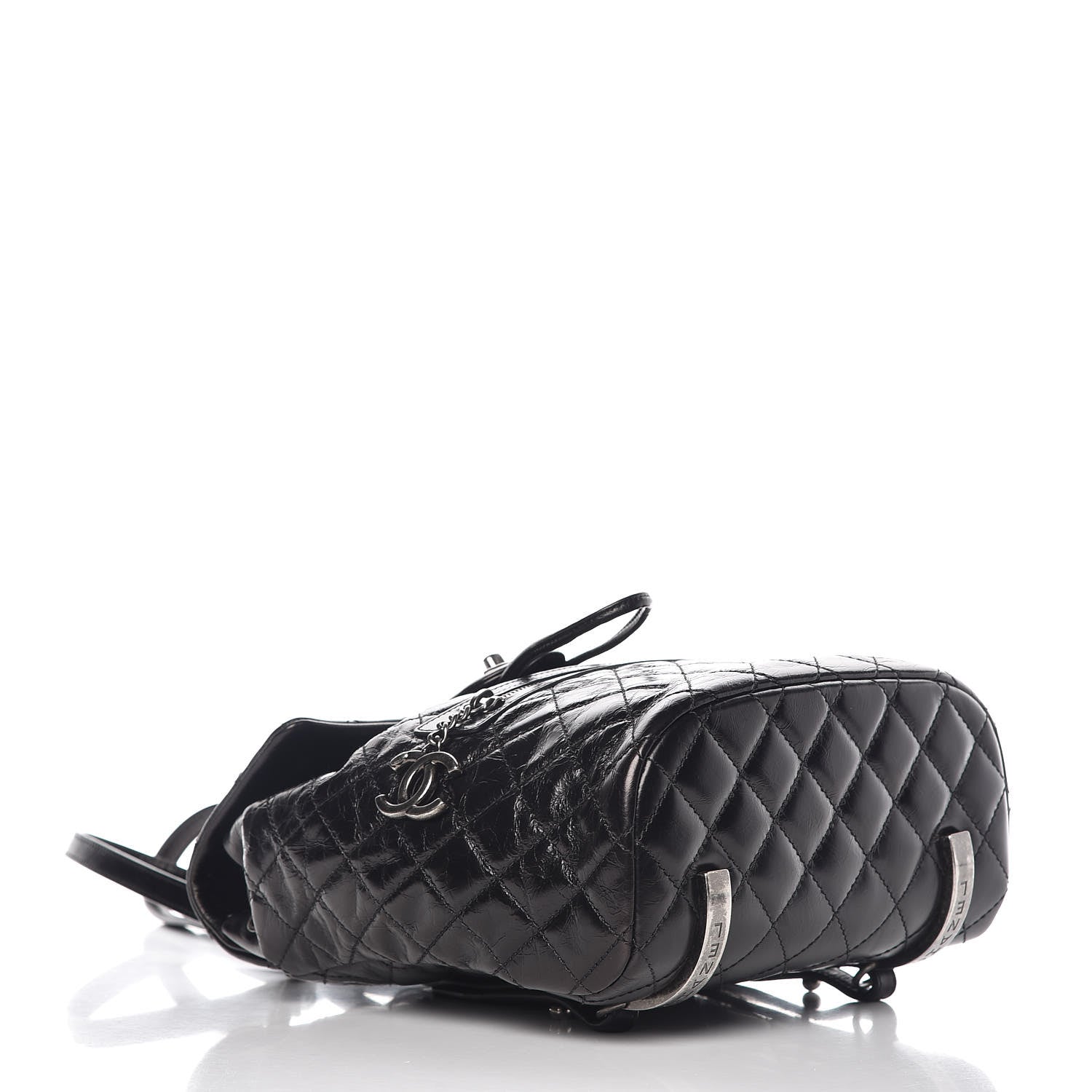 Chanel Glazed Calfskin Quilted Small Salzburg Mountain Backpack Black 4 of 10