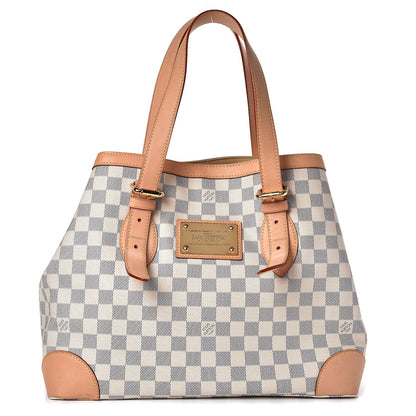 Louis Vuitton Damier Azur Hampstead MM 1 of 16
