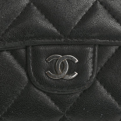 Chanel Lambskin Quilted Medium Flap Wallet Black 11 of 14