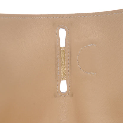 Hermes Metallic Chevre Chaine D'Ancre Clutch Gold 8 of 8