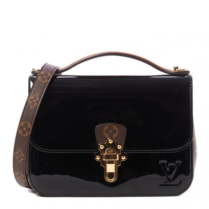 Louis Vuitton Patent Calfskin Monogram Cherrywood BB Black 1 of 8