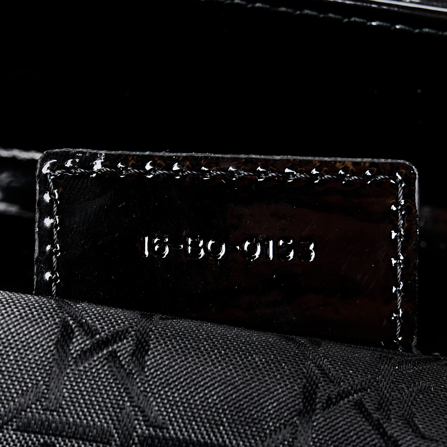 Christian Dior Patent Cannage Large Lady Dior Black 7 of 10