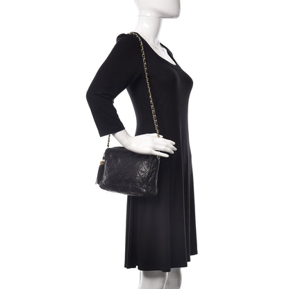 Chanel Lambskin Quilted Tassel Camera Case Pouch Black 2 of 11