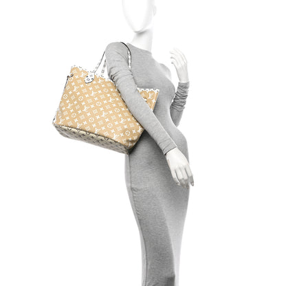 Louis Vuitton Monogram Giant Neverfull MM Kaki 2 of 9
