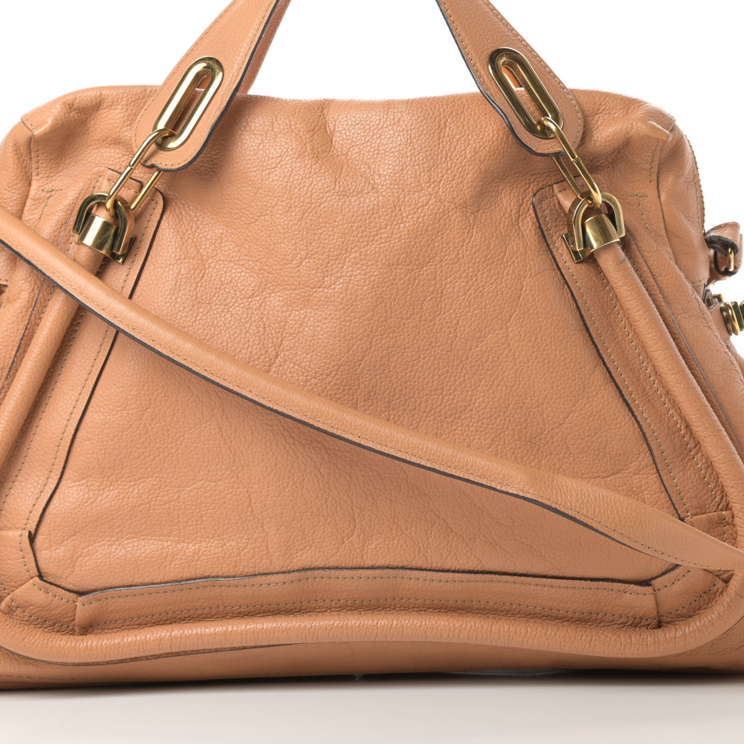 Chloe Calfskin Large Paraty Light Tan 8 of 22