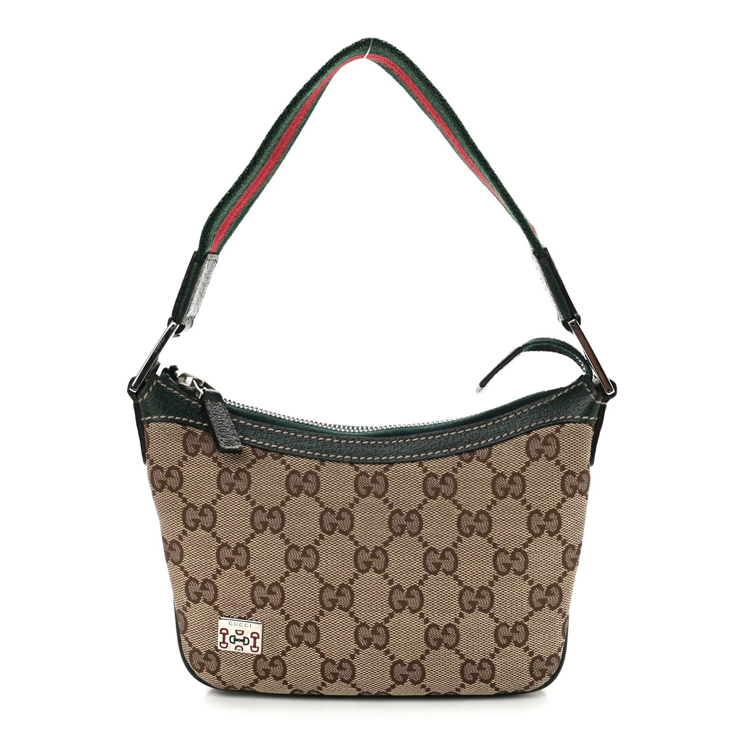 Monogram Web Mini Pop Hobo Green