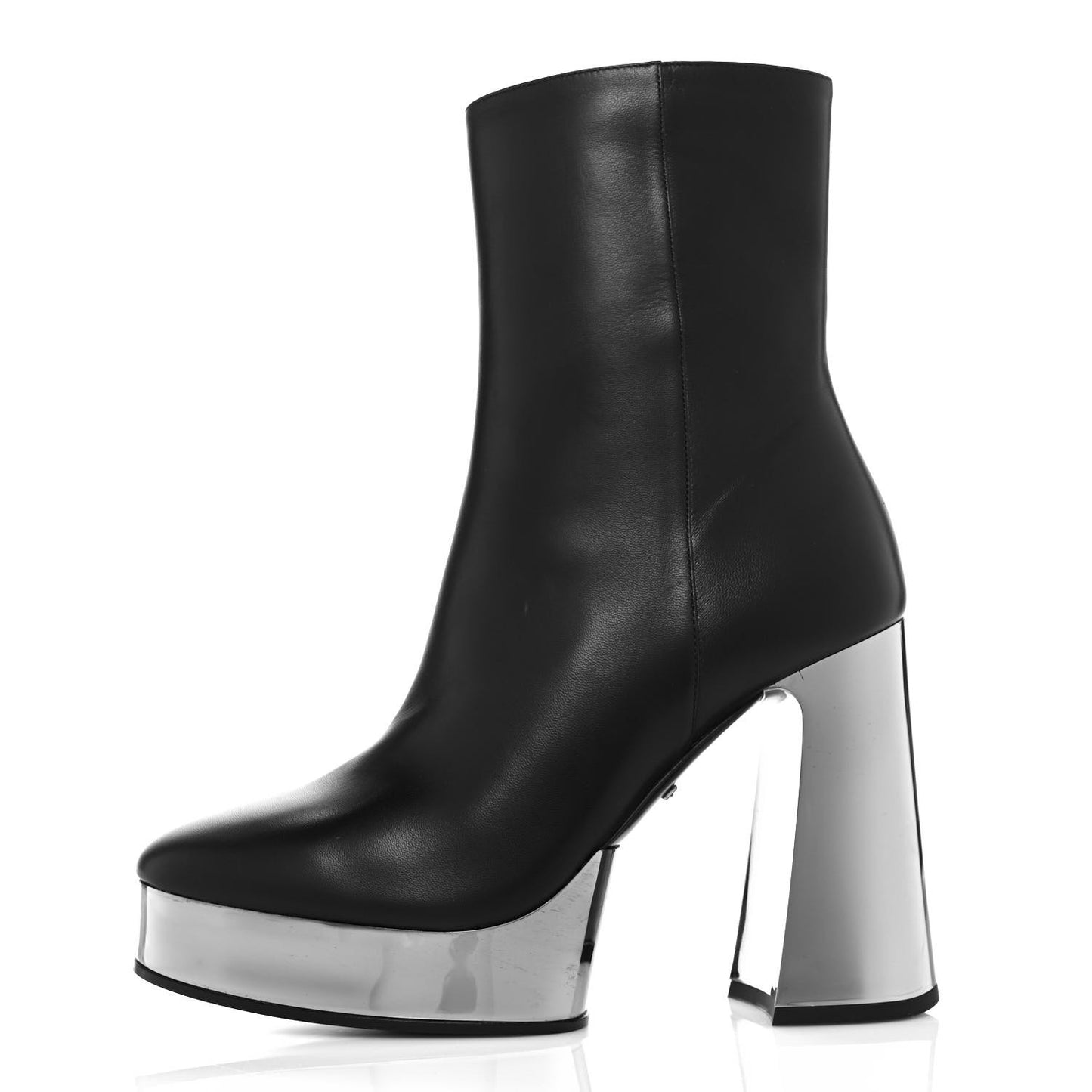 Malaga Kid Chrome Ankle Boots 37 Black