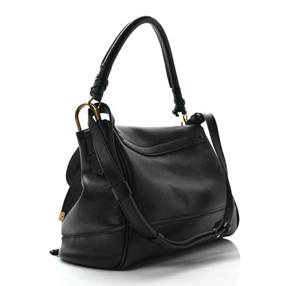 Chloe Calfskin Medium Owen Flap Bag Full Blue 3 of 10