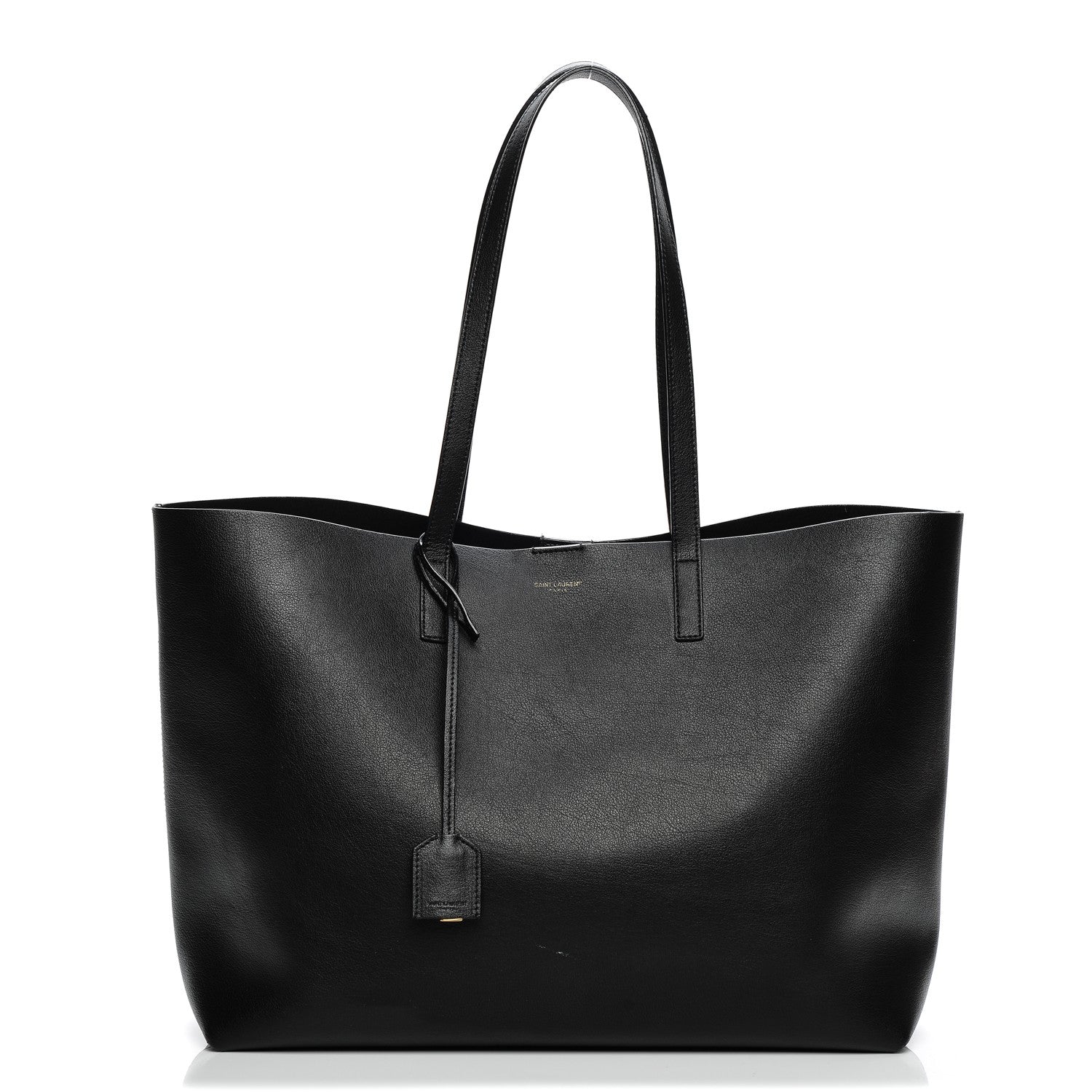 Saint Laurent Calfskin Large Shopping Tote Black 1 of 8