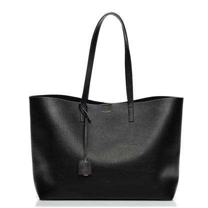 Saint Laurent Calfskin Large Shopping Tote Black 1 of 8