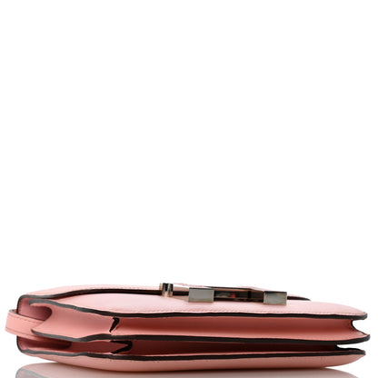 Hermes Tadelakt Lizard Constance 18 Rose Sakura Bougainvillea 4 of 11