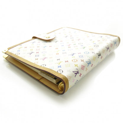 Louis Vuitton Monogram Multicolor Large Ring Agenda w Notepad White 5 of 8