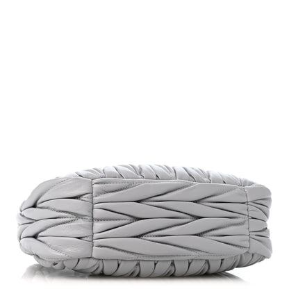 Miu Miu Nappa Matelasse Small Wander Hobo Fiordaliso 4 of 10