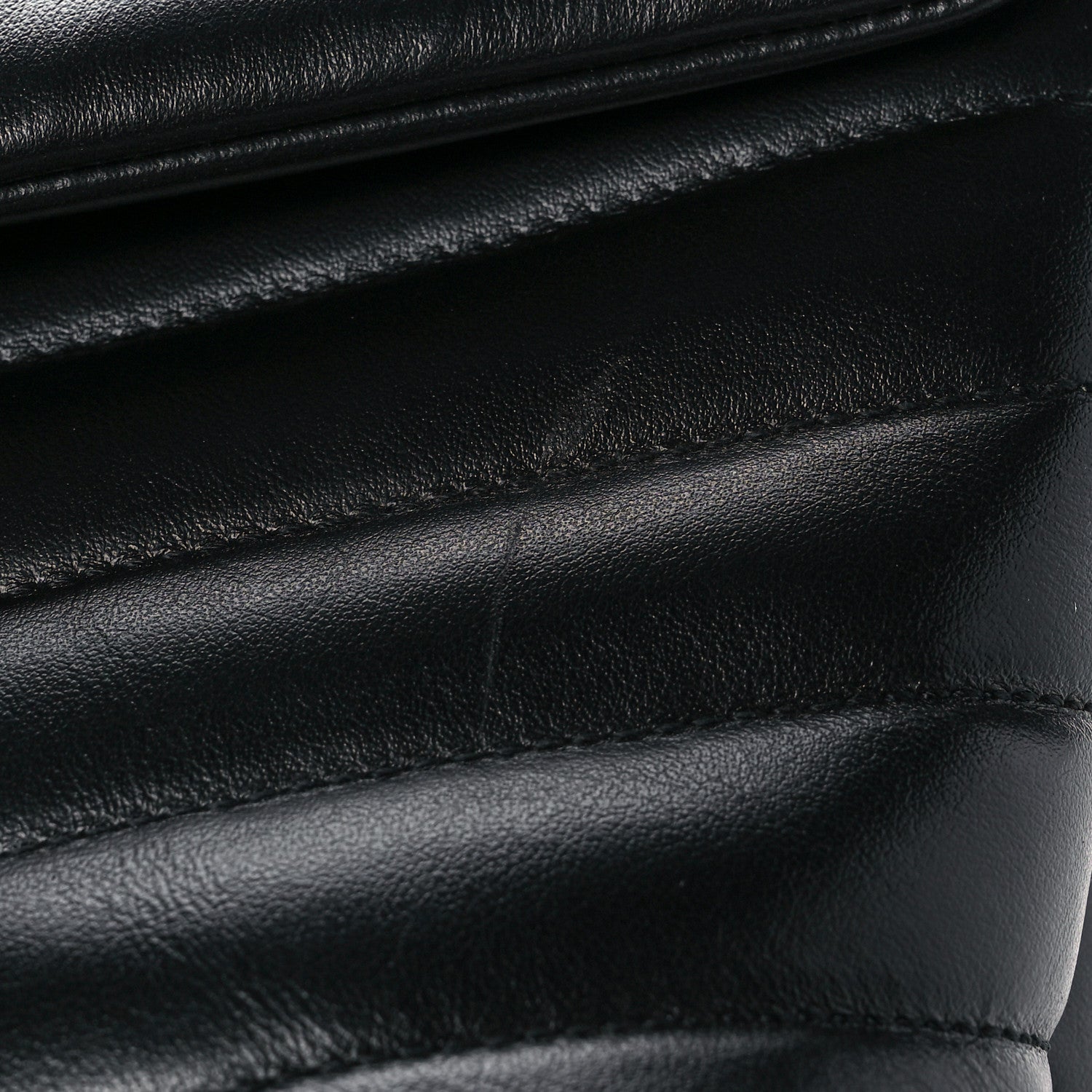 Saint Laurent Calfskin Y Quilted Monogram Small Loulou Chain Satchel Black 12 of 12