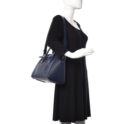 Givenchy Grained Calfskin Small Antigona Night Blue 2 of 11