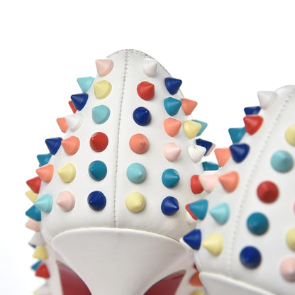 Christian Louboutin Gomme Pigalle Spikes 120 Pumps 38.5 White Multicolor 9 of 15