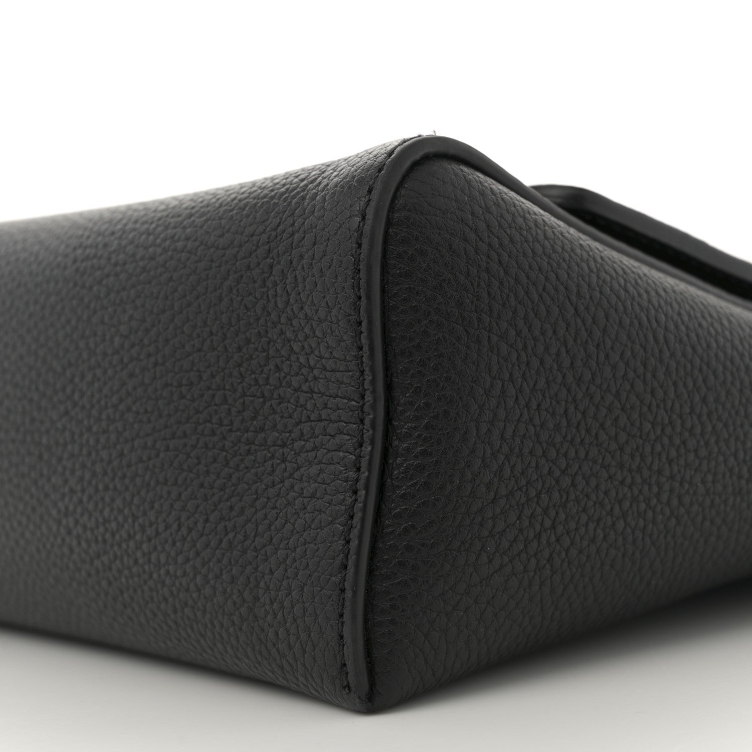 Burberry Grainy Calfskin Vintage Check Note Crossbody Bag Black 10 of 11