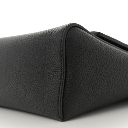 Burberry Grainy Calfskin Vintage Check Note Crossbody Bag Black 10 of 11