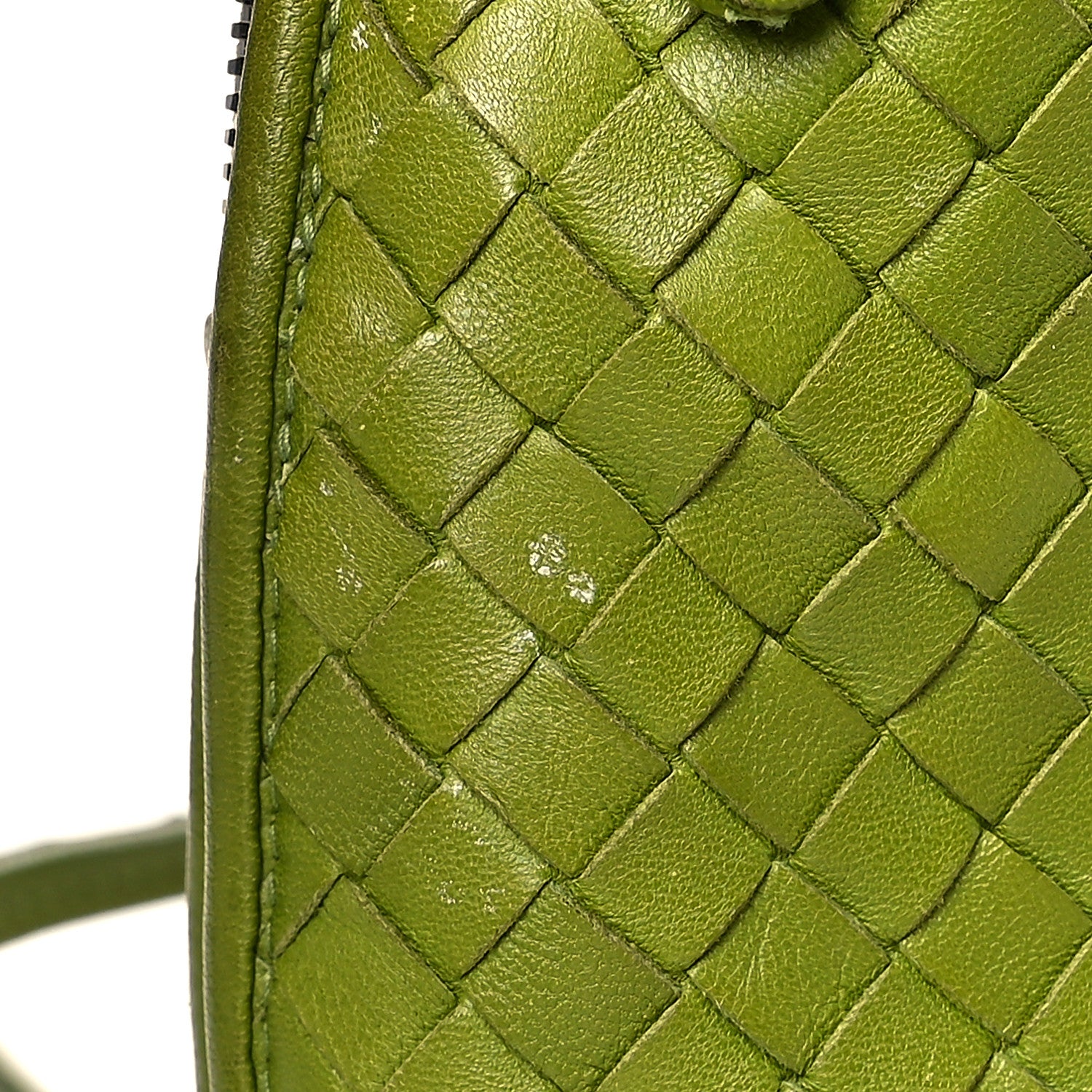 Bottega Veneta Nappa Intrecciato Nodini Crossbody Messenger Green 11 of 13