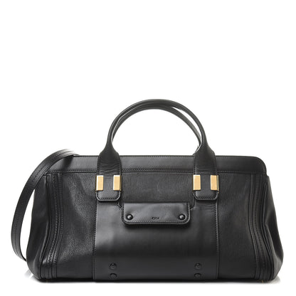 Chloe Calfskin Medium Alice Satchel Black 1 of 11