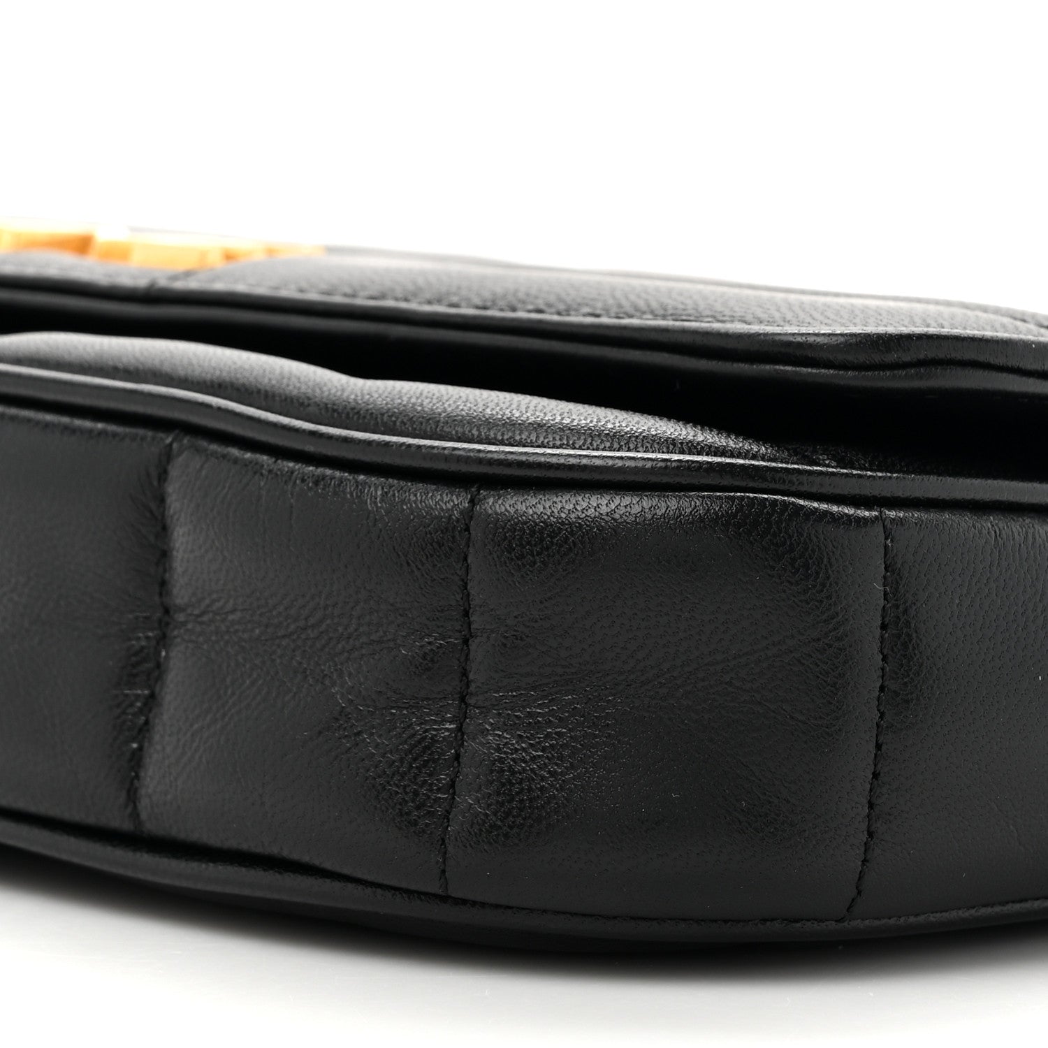 Celine Goatskin Matelasse Chain Shoulder Bag Black 9 of 11
