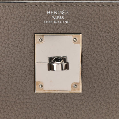 Hermes Togo Kelly Retourne 28 Gris Asphalte 25 of 37