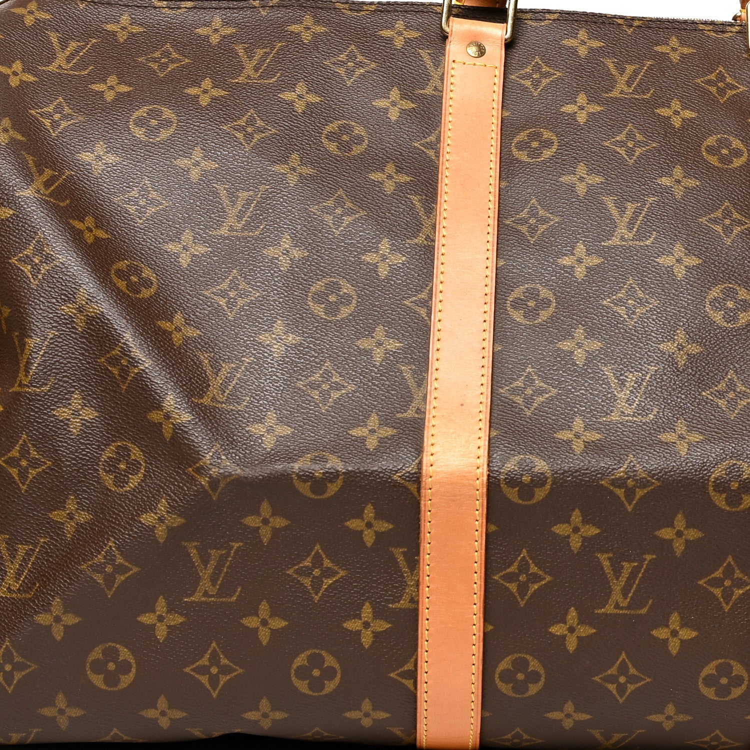 Louis Vuitton Monogram Keepall Bandouliere 55 7 of 13