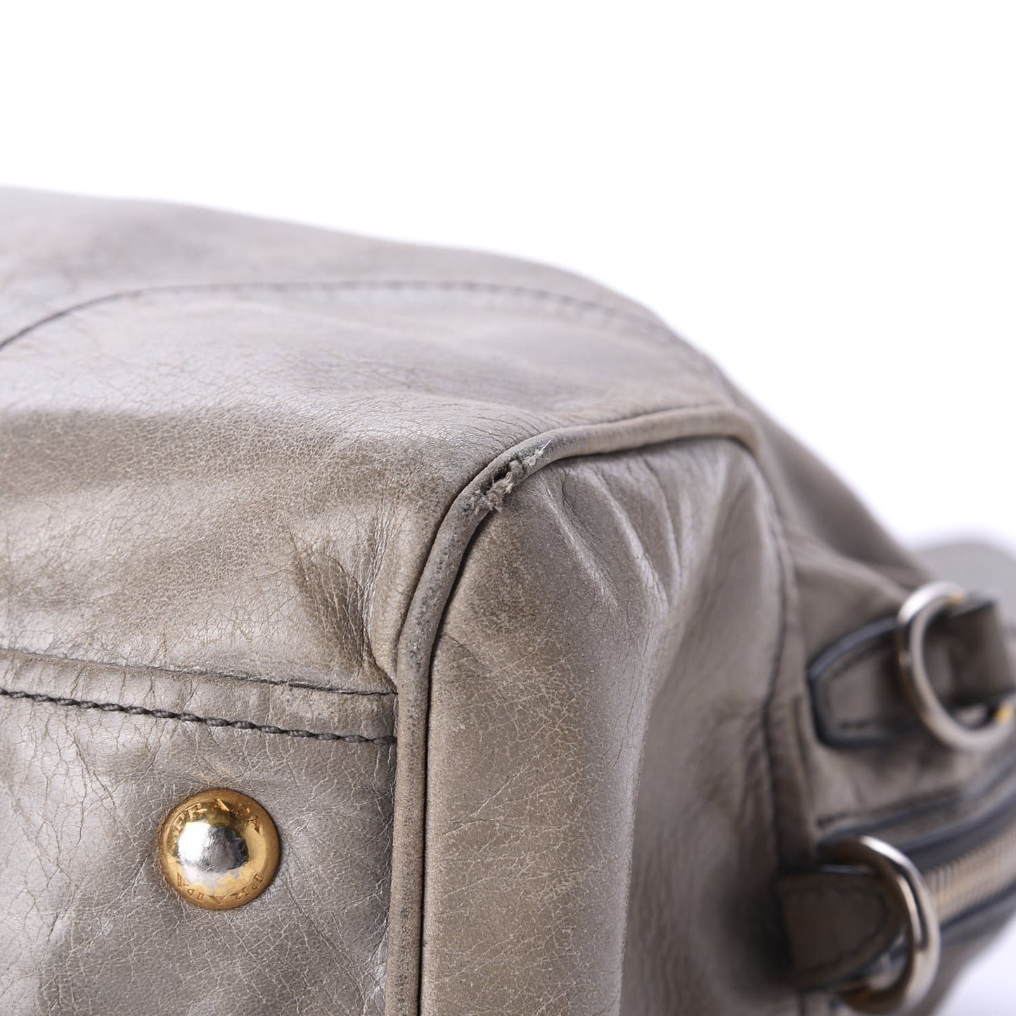 Vitello Shine Bauletto Argilla