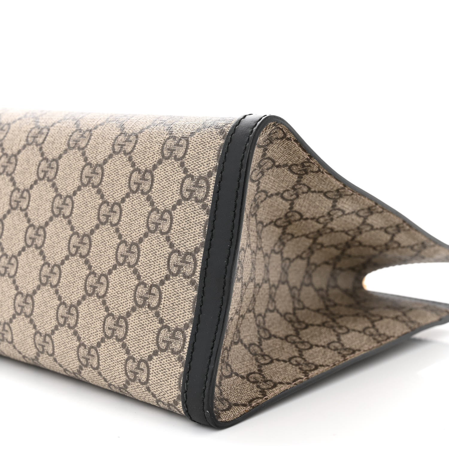 Gucci GG Supreme Monogram Medium Padlock Tote Black 10 of 11