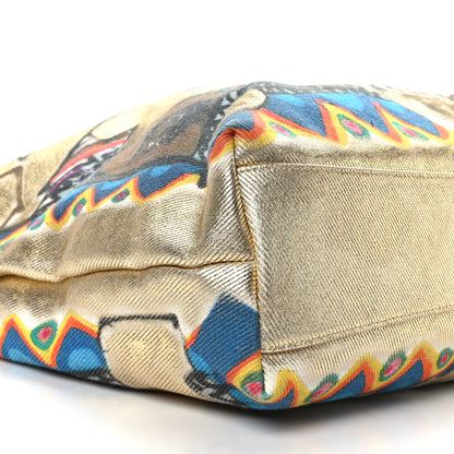 Chanel Graffiti Printed Canvas Street Spirit Tote Multicolor 8 of 9