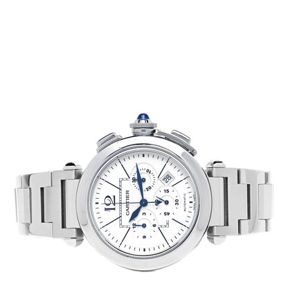 Cartier Stainless Steel 42mm Pasha C Chronograph Automatic Watch 2 of 5